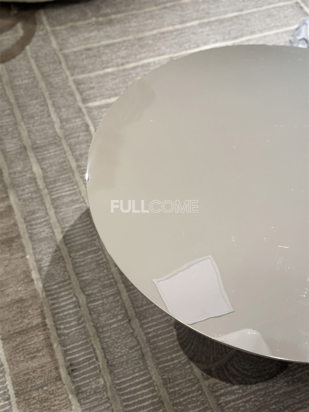 The Mirror Drum Side Table