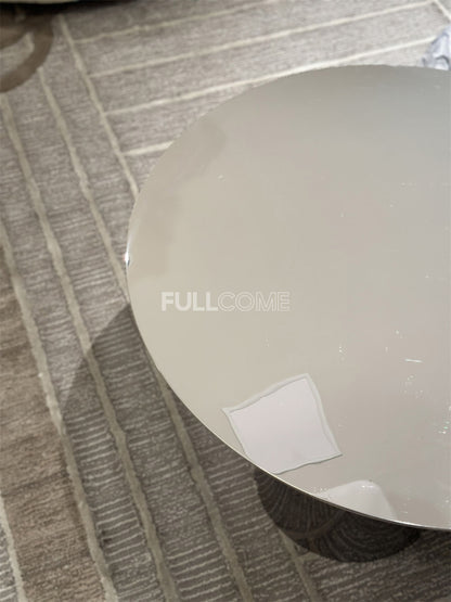 The Mirror Drum Side Table