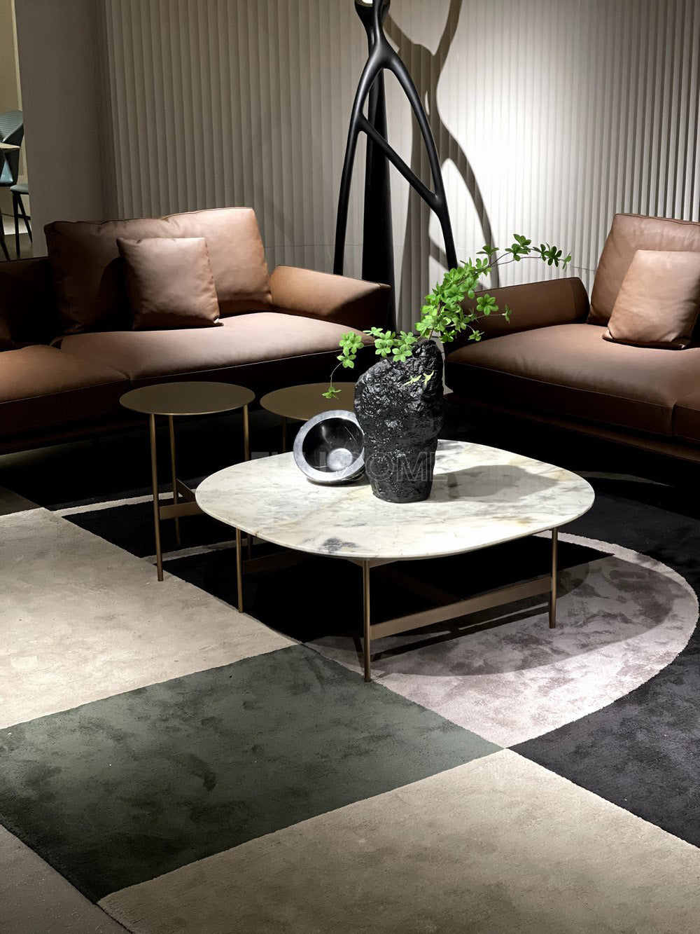 The Brass Nesting Side Tables