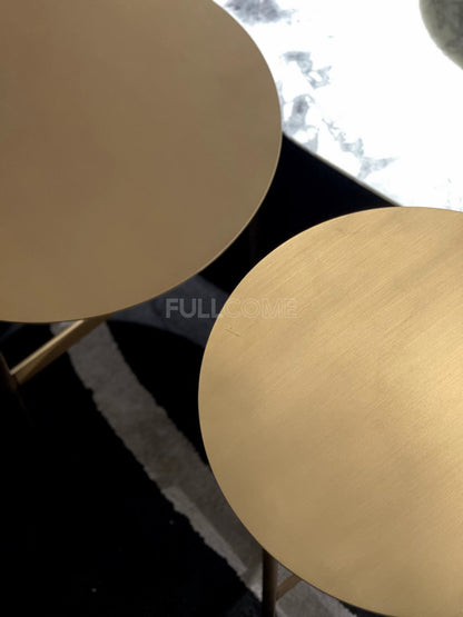 The Brass Nesting Side Tables