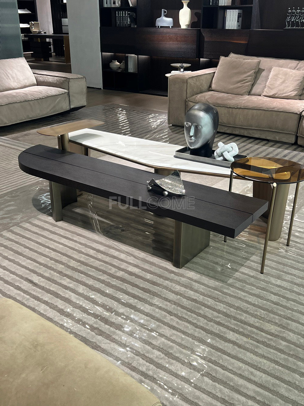 The Long Rounded-End Coffee Table