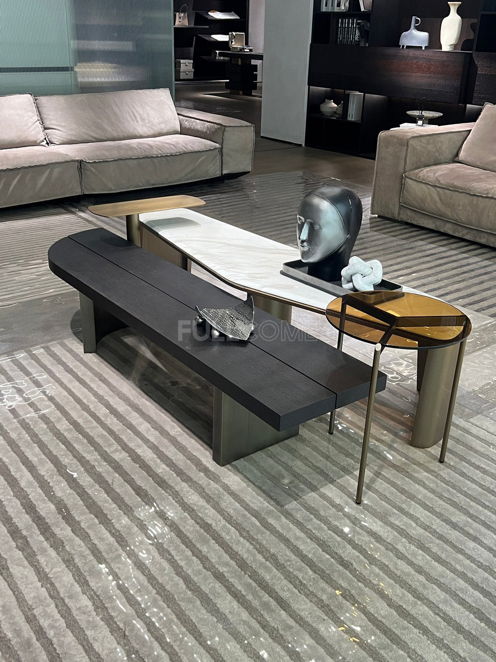 The Long Rounded-End Coffee Table