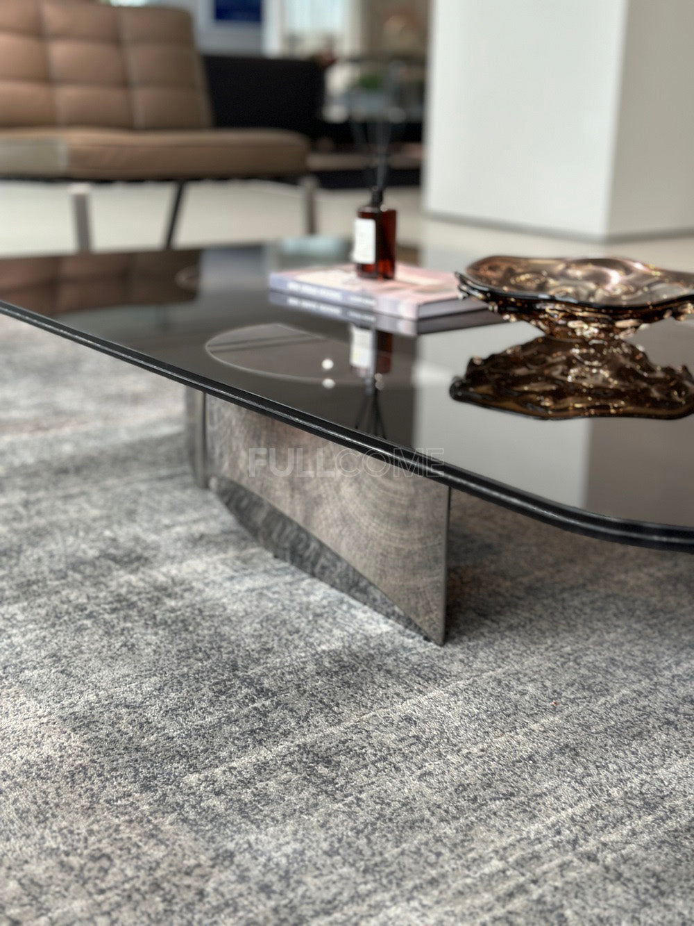 The Smoked Glass Arch Coffee Table