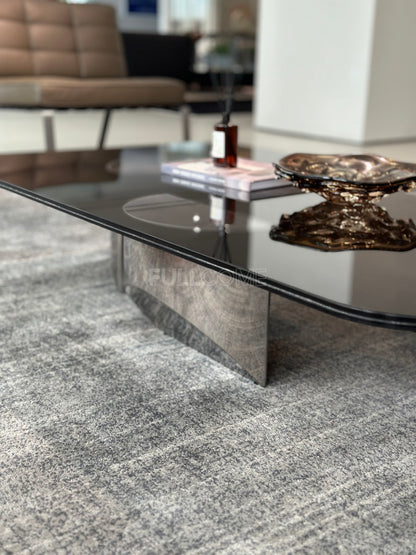 The Smoked Glass Arch Coffee Table