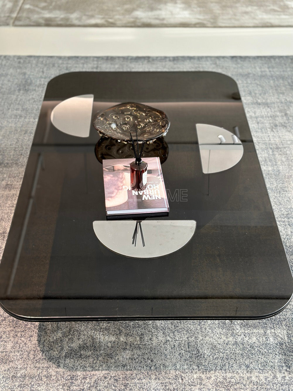 The Smoked Glass Arch Coffee Table