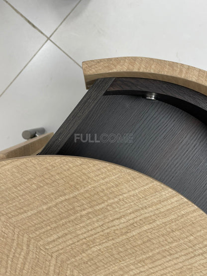 The Chevron Drum Nightstand