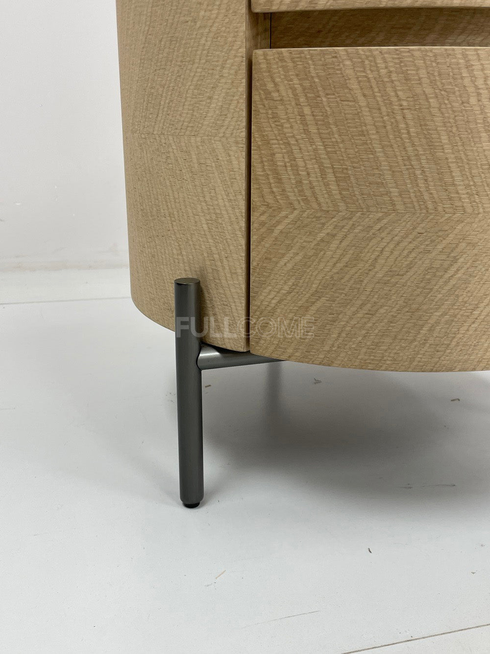 The Chevron Drum Nightstand