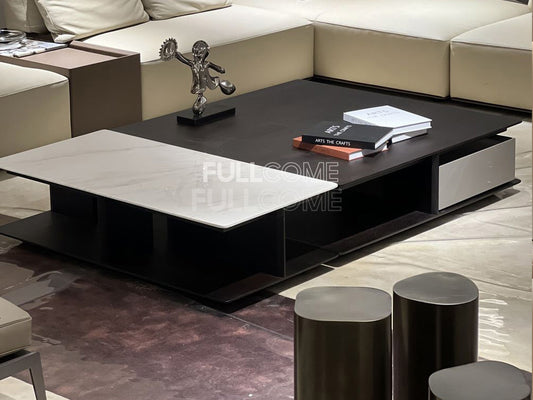 The Two-Drawer Square Coffee Table