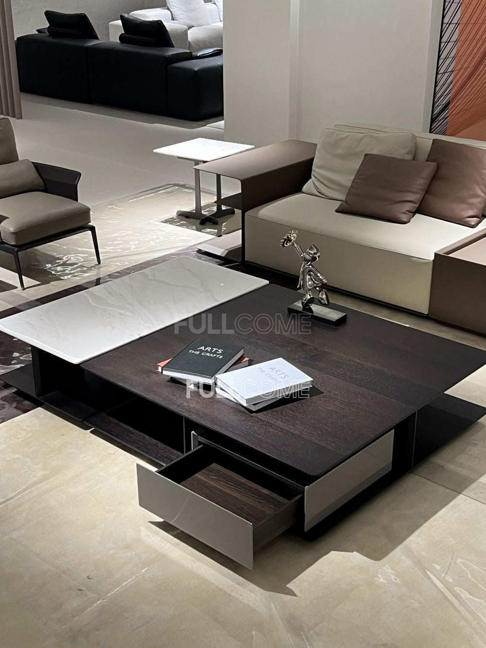 The Two-Drawer Square Coffee Table