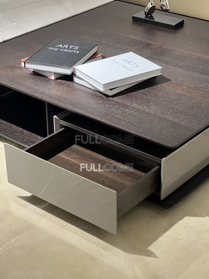The Two-Drawer Square Coffee Table