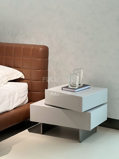 The Stepped Slab Nightstand