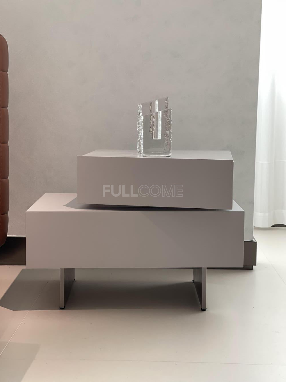 The Stepped Slab Nightstand