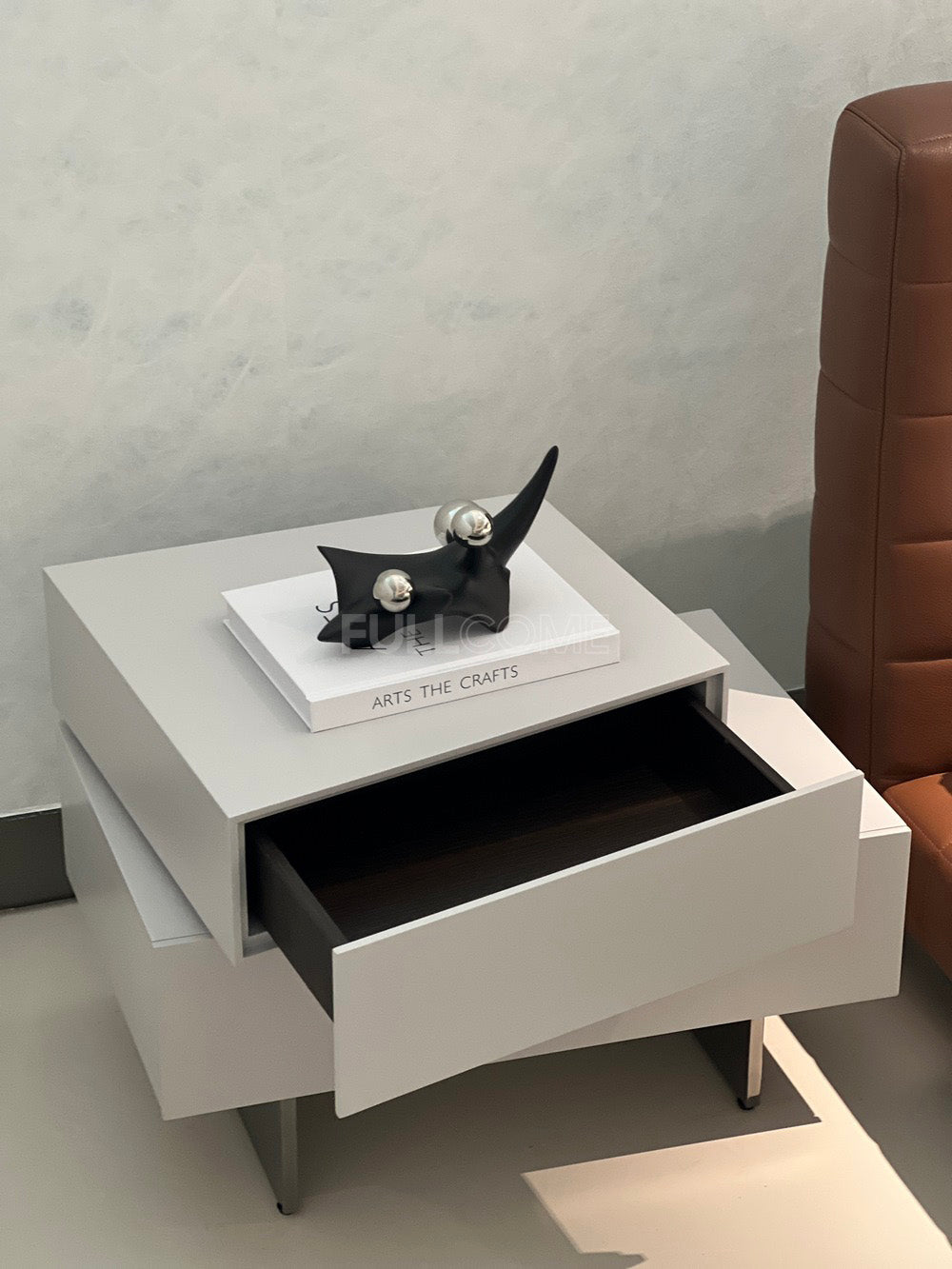 The Stepped Slab Nightstand