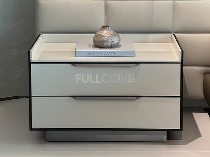 The Tray-Top Bronze Nightstand