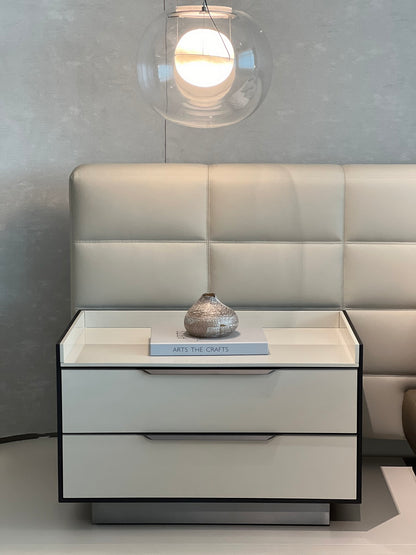 The Tray-Top Bronze Nightstand