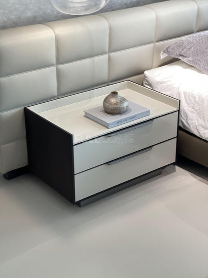 The Tray-Top Bronze Nightstand