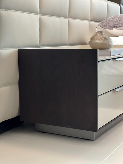 The Tray-Top Bronze Nightstand