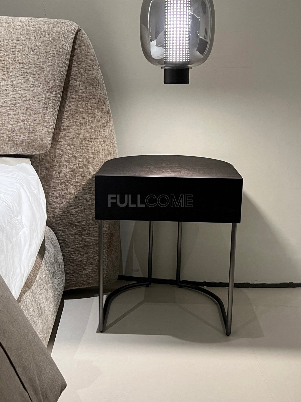 The Rounded Smoked Nightstand