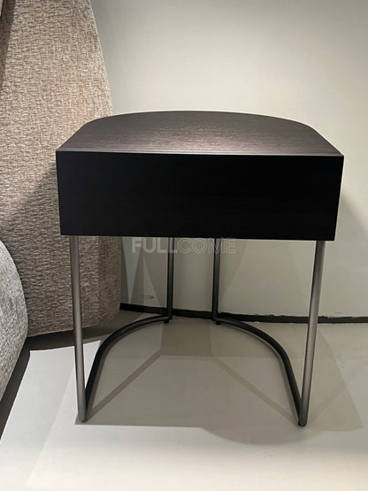 The Rounded Smoked Nightstand