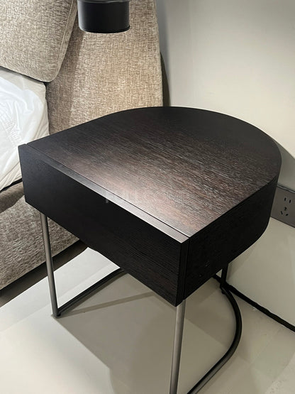 The Rounded Smoked Nightstand