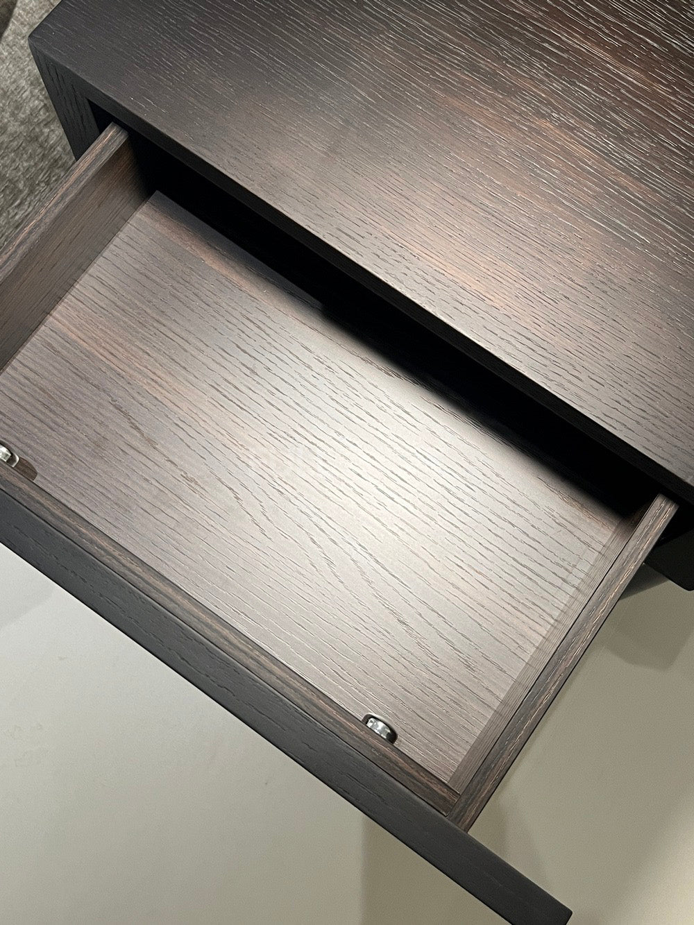 The Rounded Smoked Nightstand