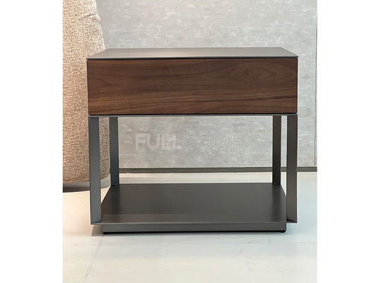 The Walnut Cubby Nightstand