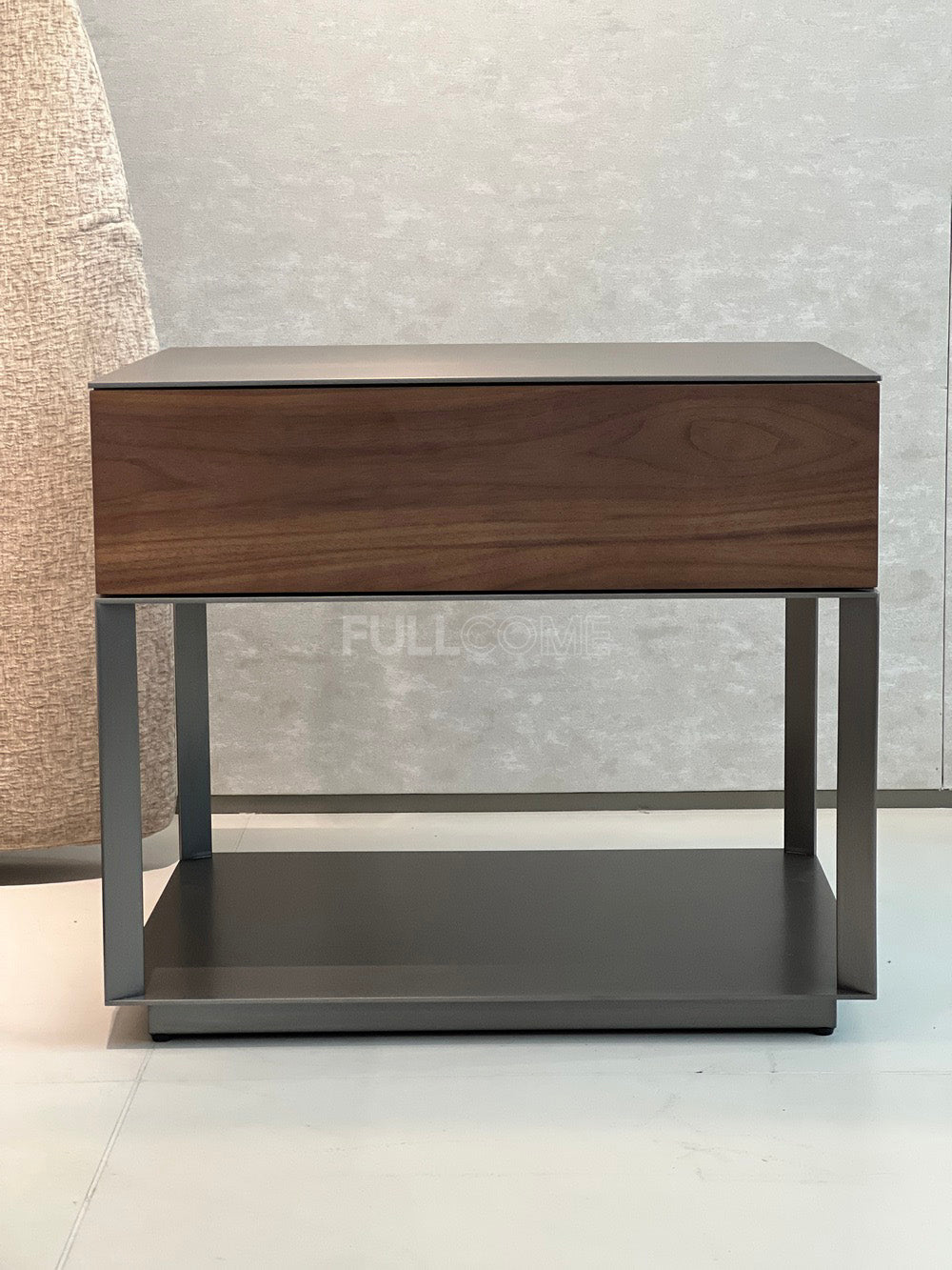 The Walnut Cubby Nightstand