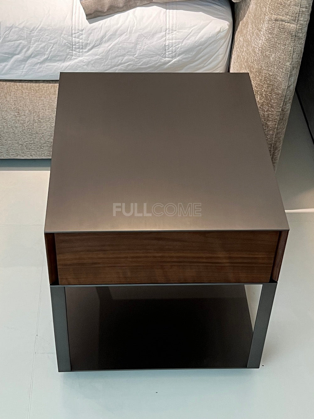 The Walnut Cubby Nightstand