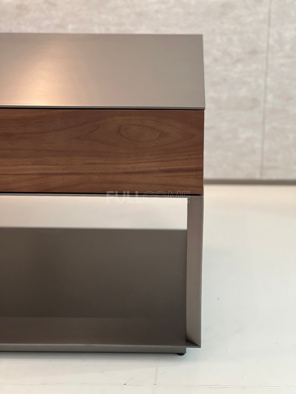 The Walnut Cubby Nightstand