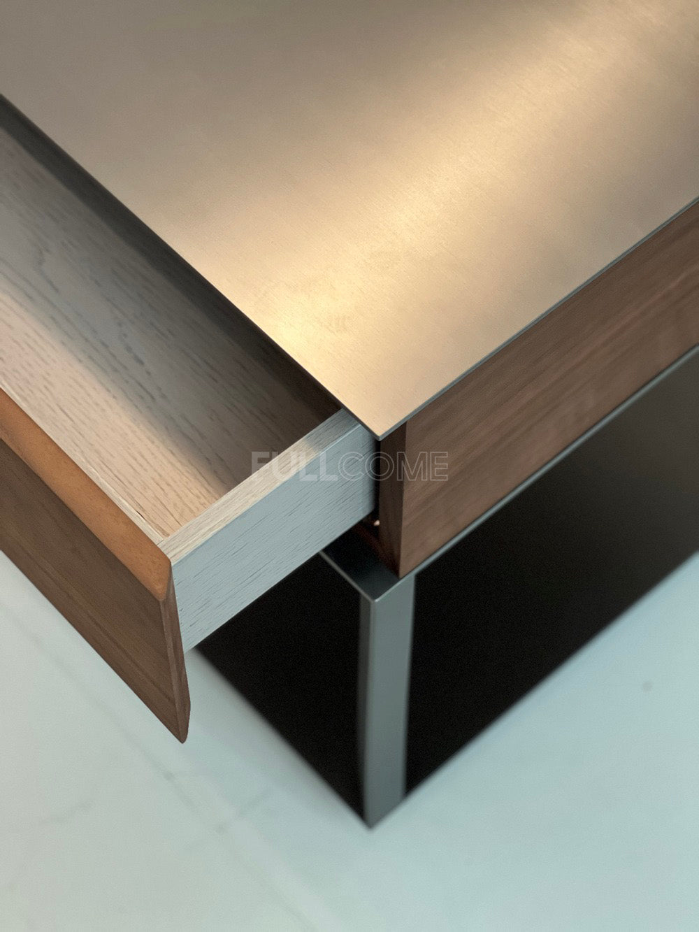 The Walnut Cubby Nightstand