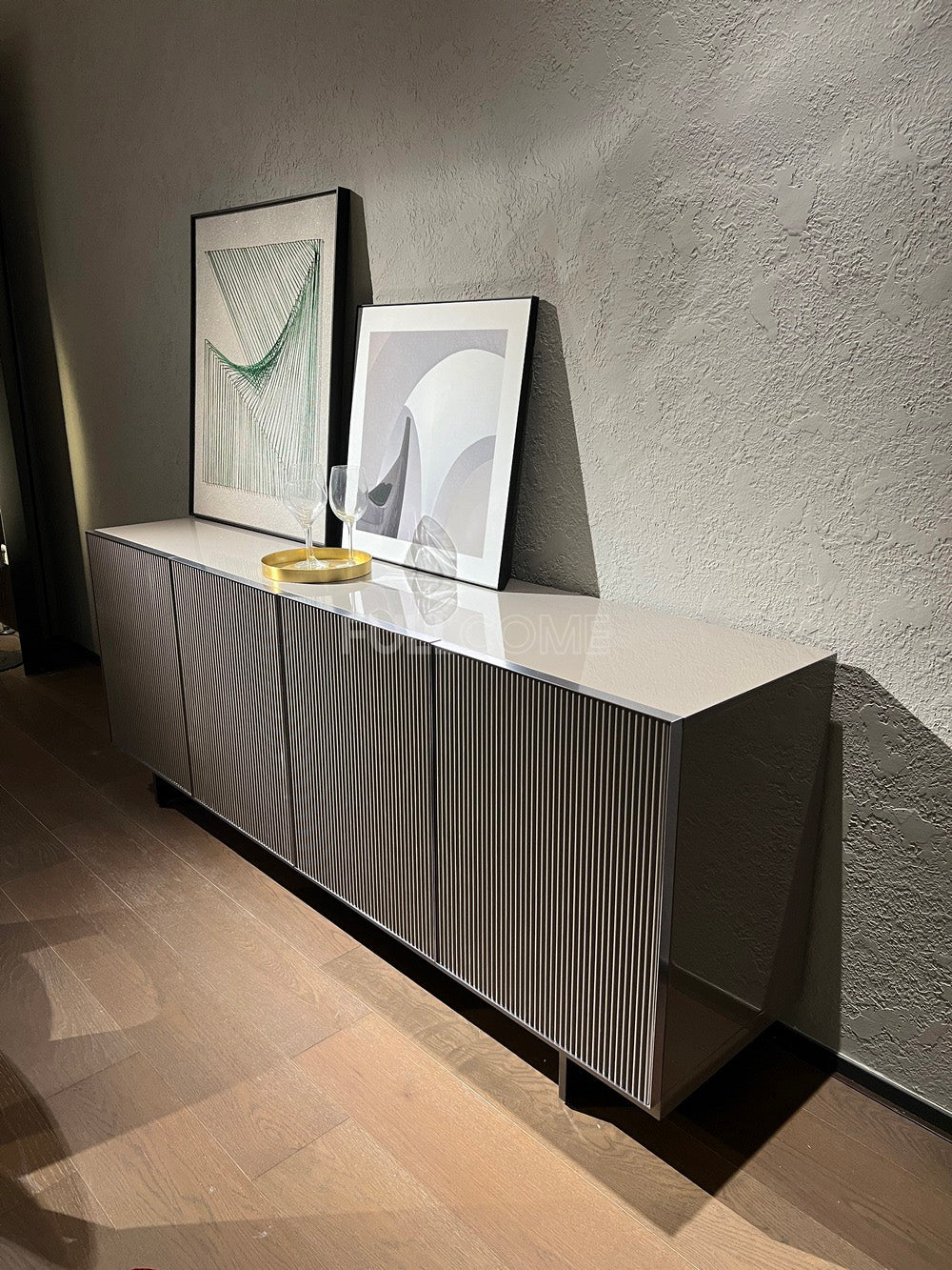The Glass-Top Sideboard