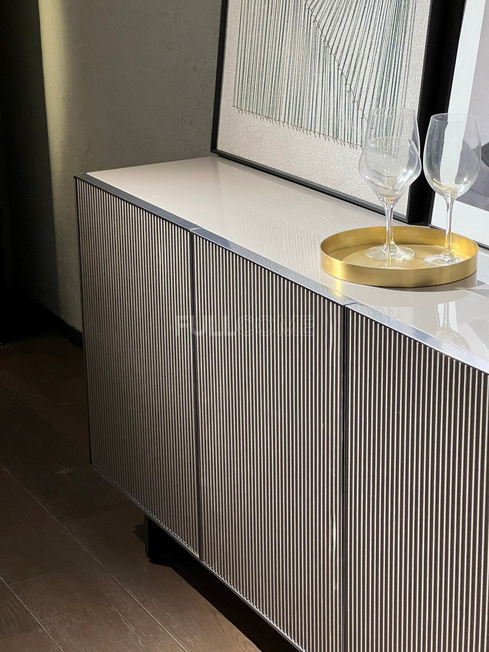 The Glass-Top Sideboard