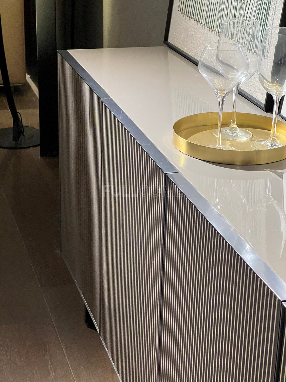 The Glass-Top Sideboard