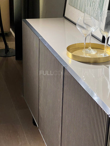 The Glass-Top Sideboard
