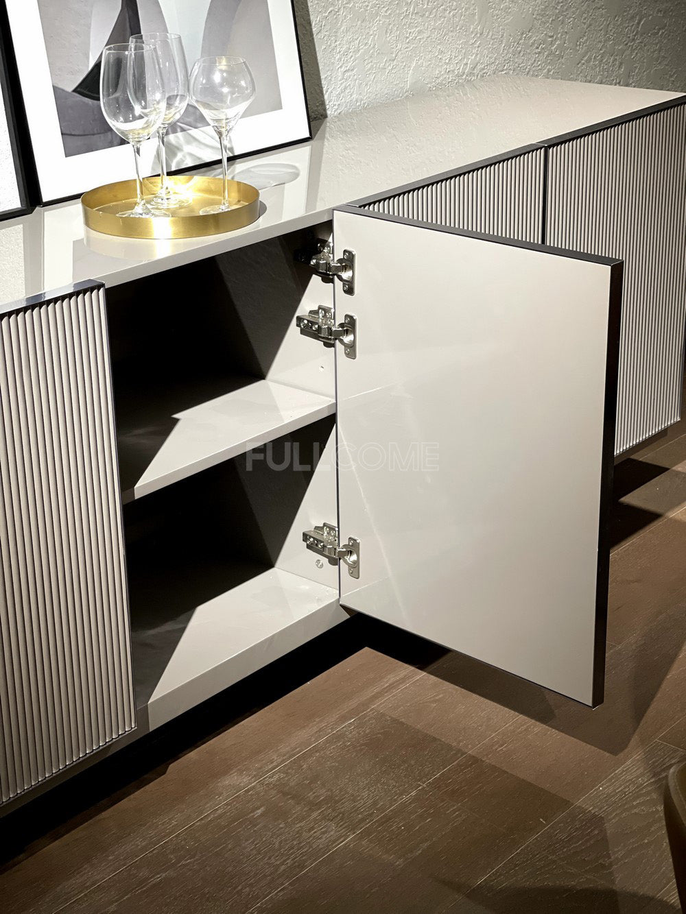 The Glass-Top Sideboard