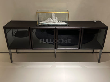 The Four-Door Glass Sideboard