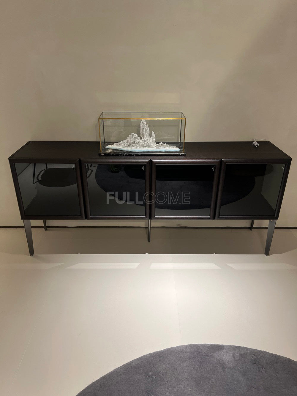 The Four-Door Glass Sideboard