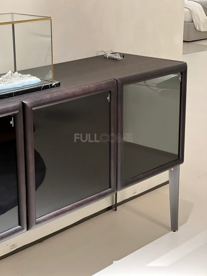 The Four-Door Glass Sideboard