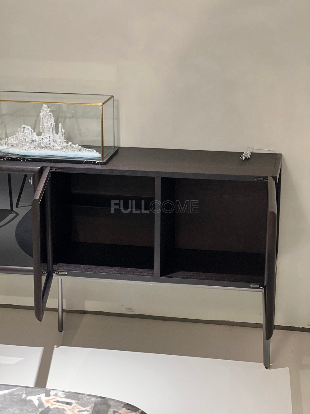 The Four-Door Glass Sideboard