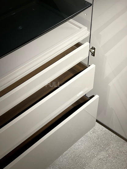 The Ribbed Bay Cabinet