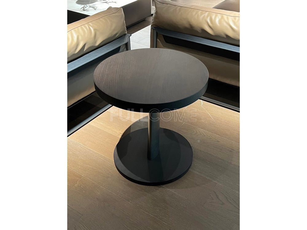 The Disc-Base Pedestal Side Table