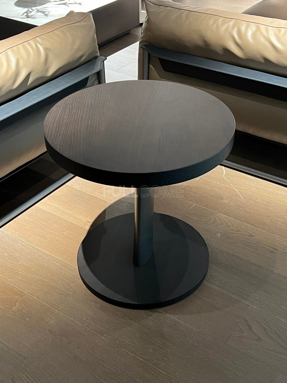 The Disc-Base Pedestal Side Table
