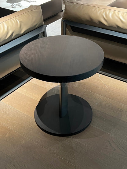 The Disc-Base Pedestal Side Table