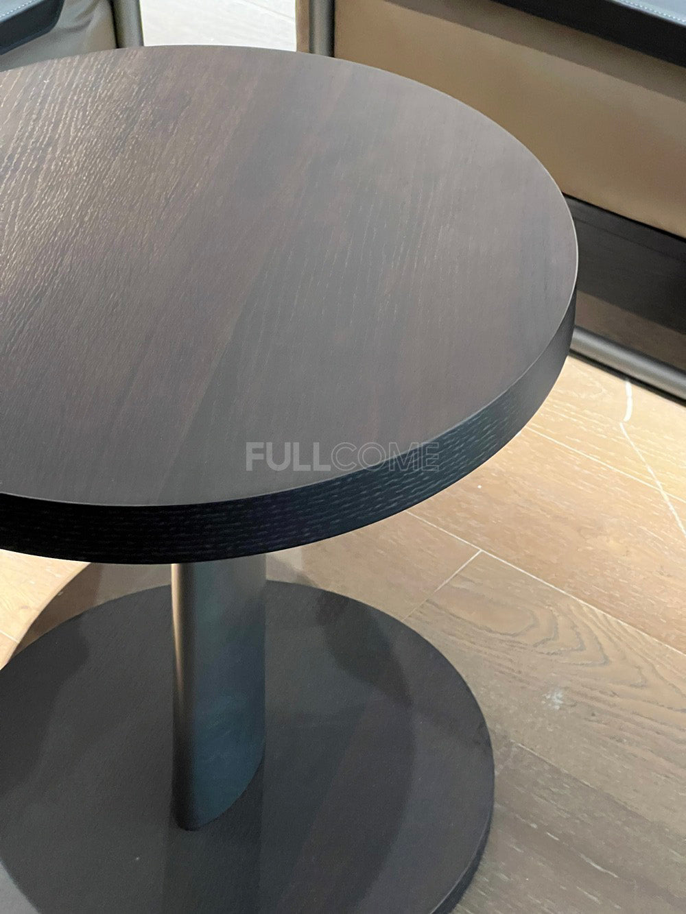 The Disc-Base Pedestal Side Table