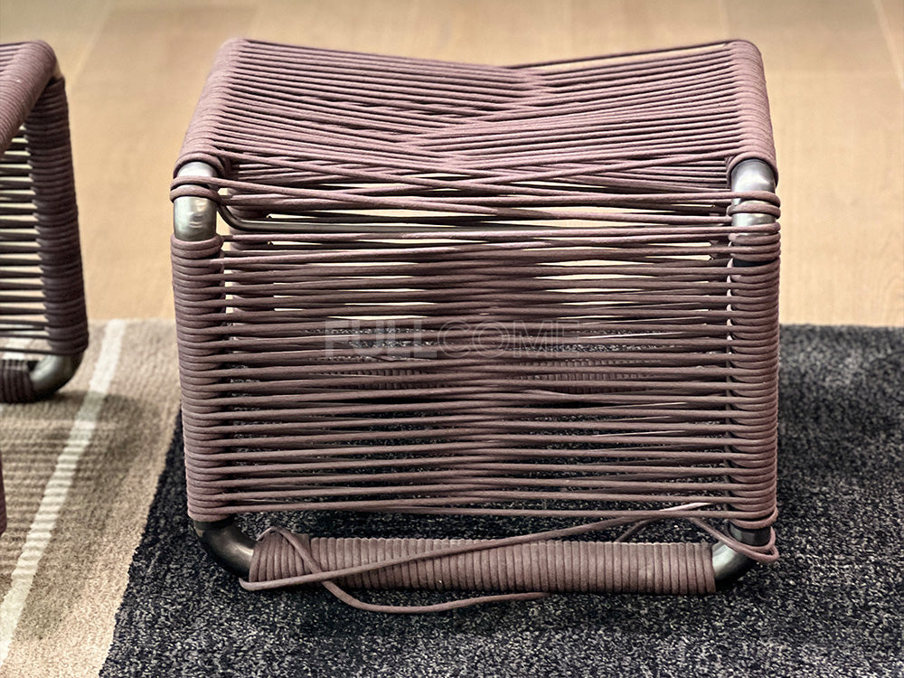 The Woven Rope Arc Side Table