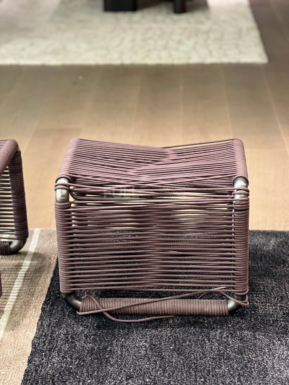 The Woven Rope Arc Side Table