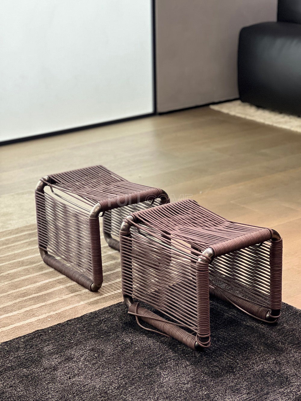 The Woven Rope Arc Side Table