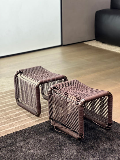The Woven Rope Arc Side Table