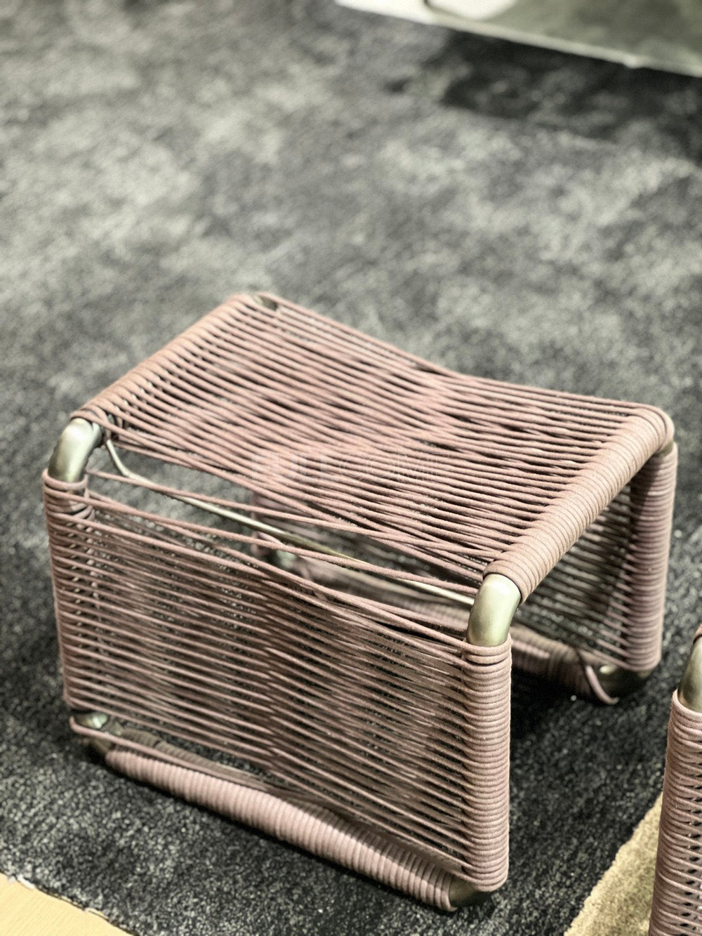 The Woven Rope Arc Side Table