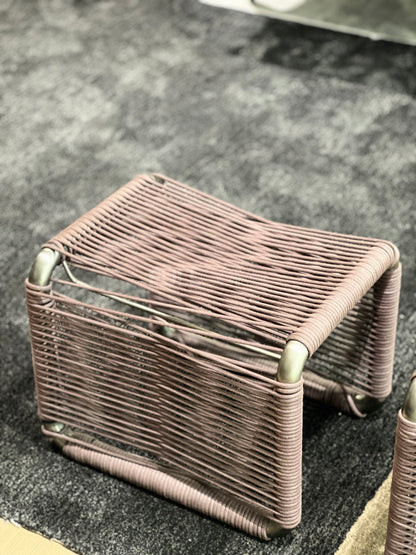 The Woven Rope Arc Side Table